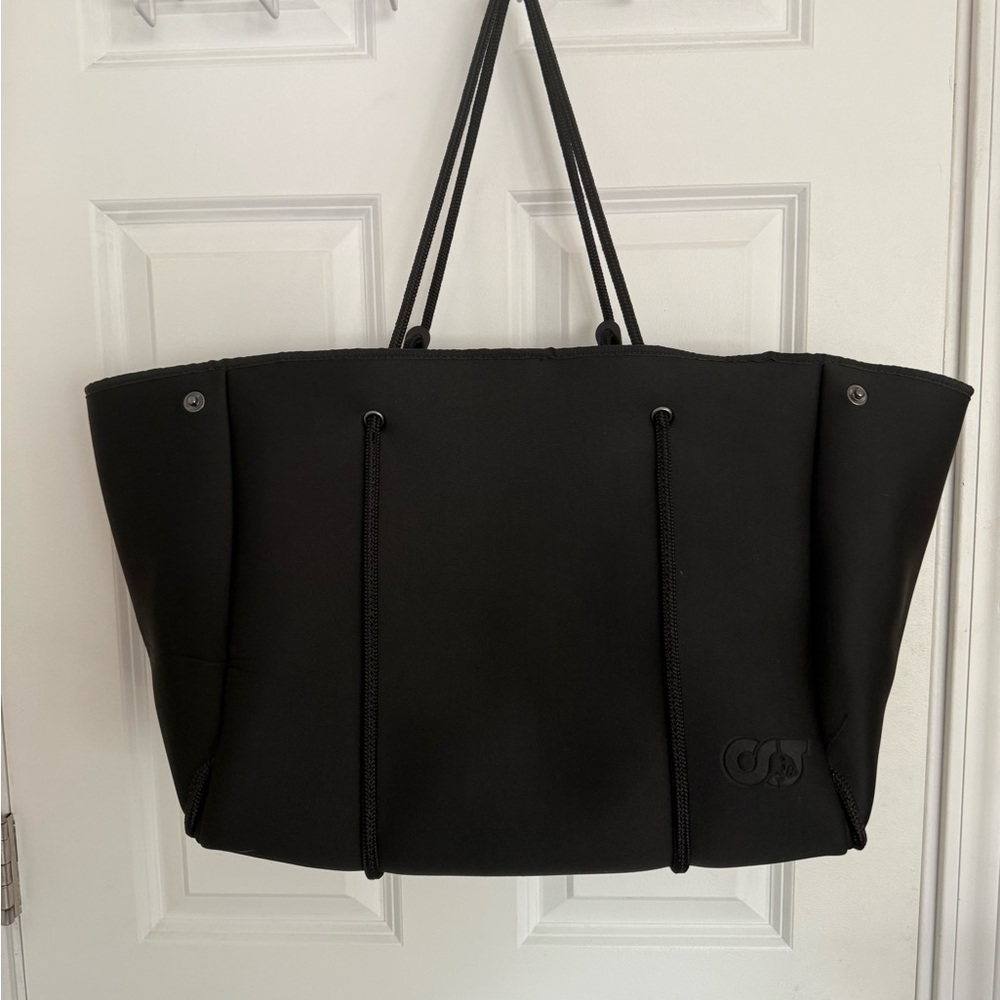 Black AlphaTauri Tote Bag